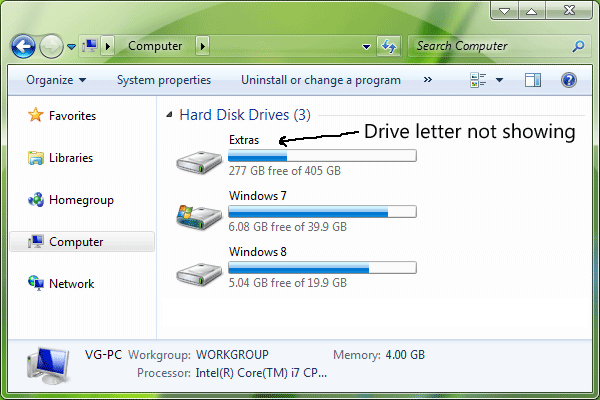 Hide a Drive in Windows Explorer
