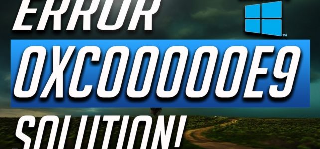 3 Working Solutions to Fix Error Code 0xc00000e9 in Windows 7/8/10 3 Working Solutions to Fix Error Code 0xc00000e9 in Windows 7/8/10