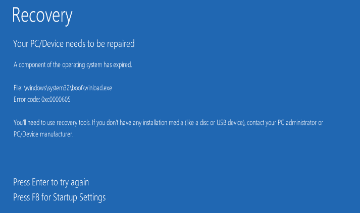 How to Fix Component of the Operating System Has Expired in Windows 10