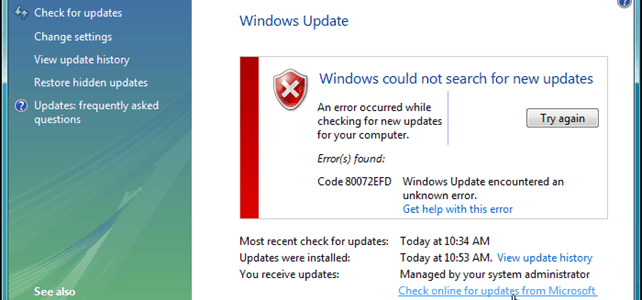 6 Easy Methods to Fix Windows 10 Update Error Code 0x80072efd 6 Easy Methods to Fix Windows 10 Update Error Code 0x80072efd