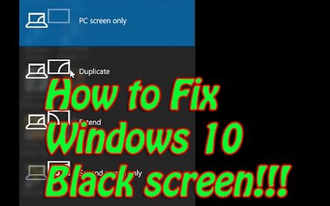 Top 5 Fixes To Resolve Windows 10 Black Screen Issues