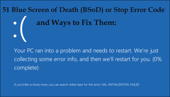 Fix BSoD or SOP error