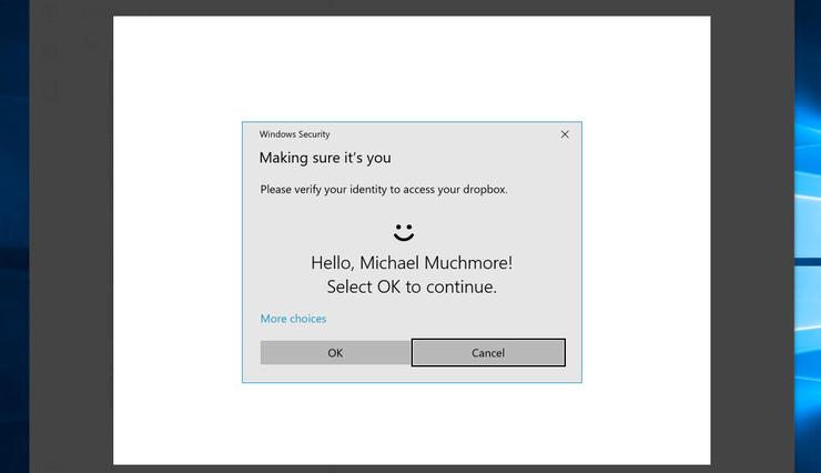 Windows Hello for Apps and Websites
