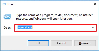 wsreset-store-command-windows-10