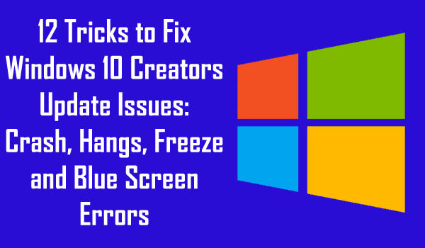 fix creators update issues
