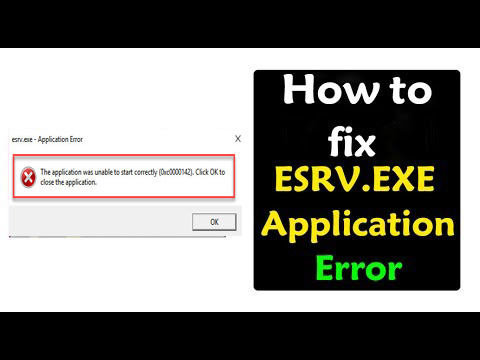 Esrv.exe-error