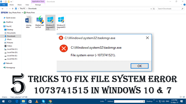 file-system-error-1073741515